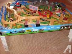 8 best Harold\'s bday thomas track images on Pinterest | Wooden train ... 8 best Harold\'s bday thomas track images on Pinterest | Wooden train ...