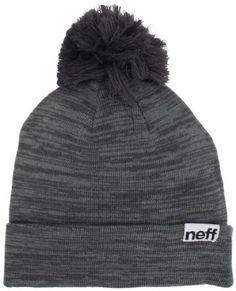 Actual Fact Run The Jewels Hip Hop Roll Up Bobble Pom Pom Charcoal Beanie Hat