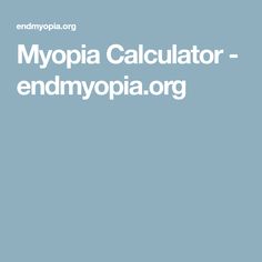 myopia bates technika