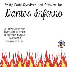 study guide questions and answers for dantes inferno