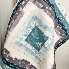 mint green and b Handmade Baby Blanket~ Double FLANNEL~35/"x41/"~ Puppy Dogs~pink
