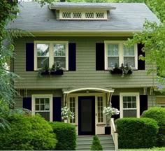 Beautiful Green Houses Of All Shades Home Improvements House Jp Potential Color Schemes Exterior House Colors Combinations Paint For