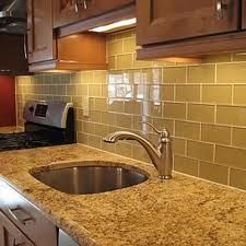 Champagne Gl Subway Tile Kitchen Backsplash Lighting Decor With Champagne Gl Subway Tile Kitchen Backsplash Lighting Decor With Brown Maple Cabinets Pinterest Gles