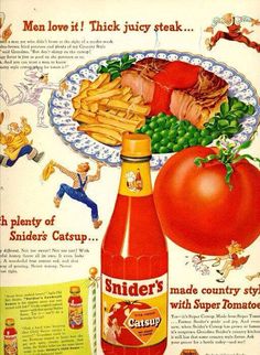 Snider’s Catsup Reproduction Country Sign 12×18