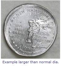 quarter blank