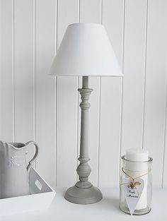 24 Best White And Grey Lamps Images On Pinterest In 2018 Grey And White Table Lamp Bedside Lamps