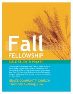 bible study flyers