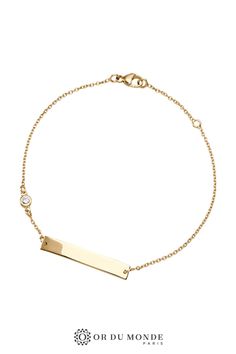 SOMPTUEUX COLLIER /& BRACELET FEMME MAILLE AMÉRICAINE ET PLAQUE OR IDÉAL CADEAU