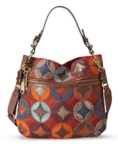 102 Best Fossil Purses Images On Pinterest Fossils Fossil Handbag Explorer Patchwork Hobo Handbags Accessories Macy S