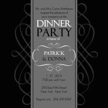 birthday dinner invitation