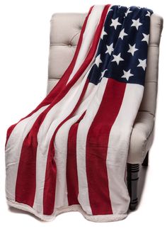 26 Round Floor Pillow Kess InHouse Bruce Stanfield Flag of US Retro Rustic