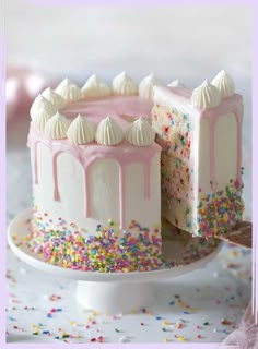 Girly Birthday Cakes, Birthday Cakes For Women, Birthday Cake Ideas For Teens 18th, Kids Cake For Girls Birthdays, Girls Cake Ideas, Birthday Quotes, Amazing Birthday Cakes, Colorful Birthday Cake