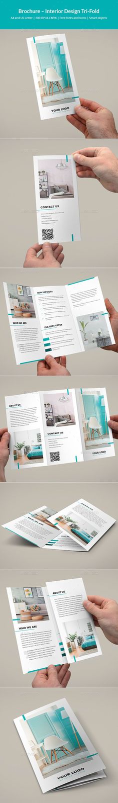 furniture tri fold brochure bms brochure templates pinterest