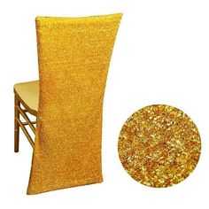 Card Box For Wedding Reception Red Create Metallic Glittering Shiny Gold Spandex Stretch Chair Slipcover