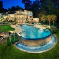52 Best Cool Pools Images Swimming Dream Home Decor How To Turn Your Dream Home Into A Reality What Gorgeous Pool Is In The Front Of House Not Mention Amount Land This Beauty