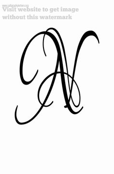 38+ how to write n in calligraphy Real time brush calligraphy letter n