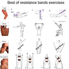 Resistance Bands Workout At Home Sport1stfuture Org Printable Resistance Band Exercises Total 4pcs