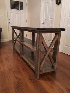 Rustic Style Sofa Entry Way Table By LaceysWoodWorking On Etsy Rustic Style Sofa Entry Way Table By LaceysWoodWorking On Etsy