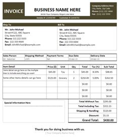 travel agency invoice format excel all tour in 2019 invoice business receipt template word