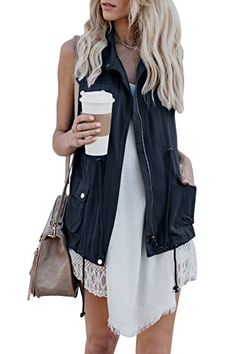 Generic Womens Fluffy Faux Fur Vest Sleeveless Waistcoat Jacket Gilet Shrug Coat