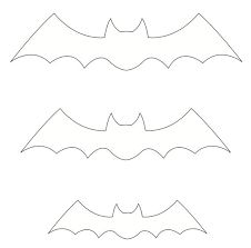 moldes de morcegos para eva feltro ou halloween dia das bruxas