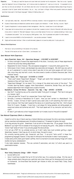This resume from the most overqualified candidate out there - see resumes This resume from the most overqualified candidate out there - see resumes