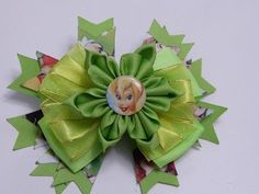 DIY flores o moños en cintas paso a paso hair accessories No.060 Manualidades la Hormiga - YouTube