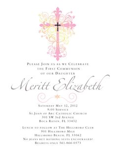 church dedication invitation wording