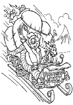 The Grinch Coloring Pages Free Printable Pdf Grinch With His Dog Max Coloring Page