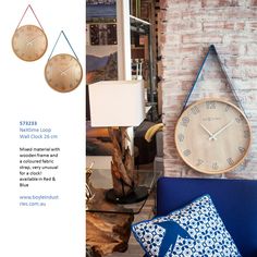 Boyle NeXtime Home Decor Stylish Indoor Clock Classy Round