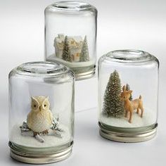 Christmas Snow Globes Diy Globe And Bricks Super Simple Craft Idea Easy For Kids And Can Be Done So Many Holidays Events Just Get Canning Jars S All Sizes Shapes Of Clear