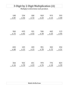 best long multiplication images in learning times tables preview image of the digit by digit multiplication a long multiplication and division worksheetsmultiplication