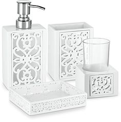 Interdesign Alston Bath Accessory Set Soap Dispenser Pump Adorable Clear Bathroom Accessories Inspiration Design Interdesign Alston Bath Accessory Set Soap Dispenser Pump Best Clear Bathroom Accessories Decorating Design