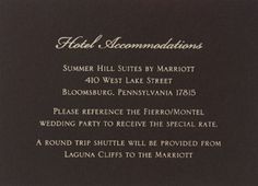 accommodation cards template