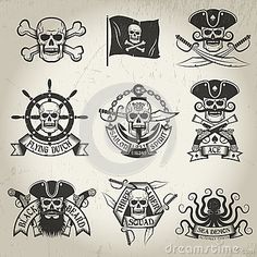 Pirate flag Cappelli Pirata, Teschio Pirata, Tatuaggi Old School, Tatuaggi Braccio, Tatuaggi