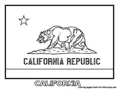 california flag printout 4th gr ca history pinterest