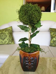 Nearly Natural 5423 Topiary with Decorative Planter 29-Inch