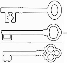printable key template