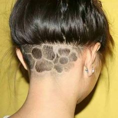 714 Best 19210 Hair Tattoos Images On Pinterest In 2018 Coiffures Flower Nape Pattern Very Creative Undercut Hair Designs Styles Women