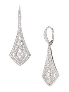 Round Blue Aquamarine Crystal Fashion fête de mariage ton argent CALIN Boucles d/'oreilles