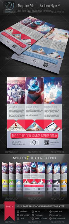 23 best print ad templates images on pinterest leaflet design