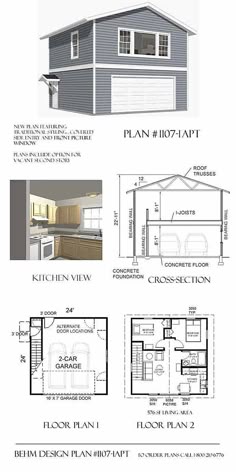 136 Best Garage House Plans Images In 2019 Turn A Garage Apartment Plan Into Tiny House If Ever With Separate