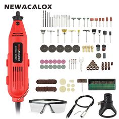 Engraving Rotary Tool Hand Driver Polishing Punching Kits for Craft Model of of Cutting Milling Drawing 15pcs Grinding Accessories Multifunction Grinder Tool Kit Trimming,2# Mini Electric Drill