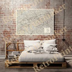 Ruger Vintage Map Print Poster 11x14 Ohio 1877 A Bird/'s Eye View of Cleveland