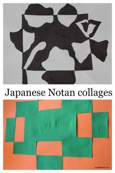 Notan Japanese Collage A Simple And Fun Activity Notan Japanese Collage A Simple And Fun Activity