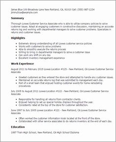 pin by ririn nazza on free resume sample free resume customer service associate job description resumes