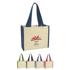 Cotton bags with company logo