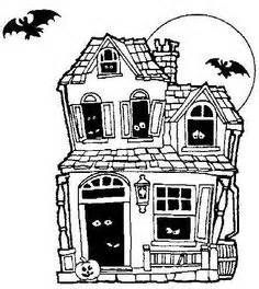 Halloween 53 Printable Coloring Page For Kids And Adults Haunted House