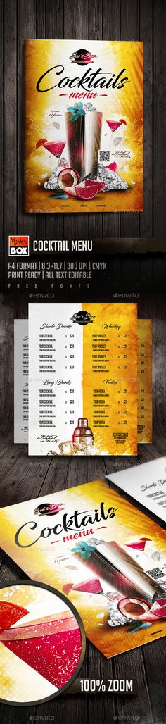 Restaurant #Flyer - #Restaurant #Flyers Download here - drinks menu template Restaurant #Flyer - #Restaurant #Flyers Download here - drinks menu template