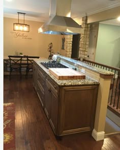 Kitchen Island Against Stairs Down Kitchen Island Against Stairs Down